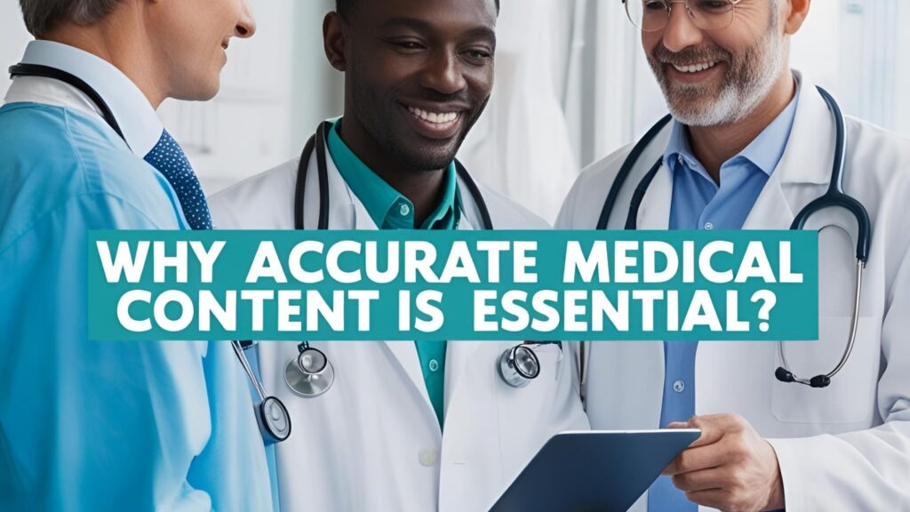 Why accurate medical content essential